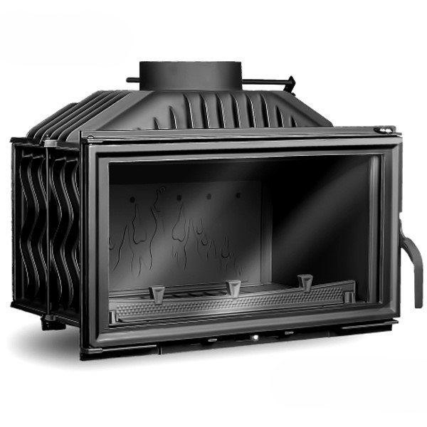 KAWMET Wkład kominkowy żeliwny W15 9,4kW ECO