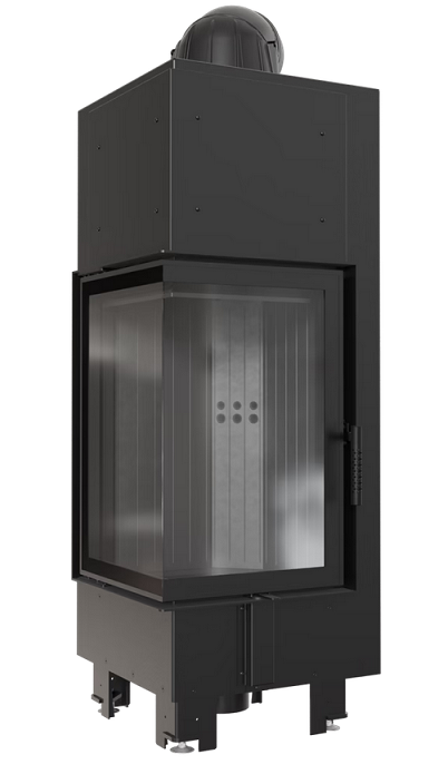 Kominek powietrzny stalowy MBN lewy BS 10 kW