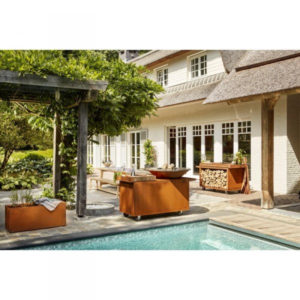 OFYR Island Corten 100 PRO Drewno Tekowe