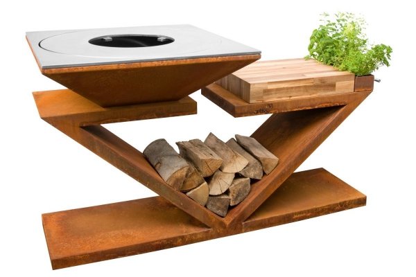 Artiss palenisko ogrodowe G5 corten