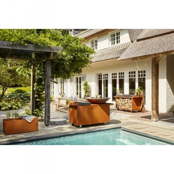 OFYR Island Corten 100 PRO Drewno Tekowe