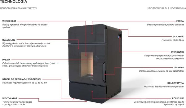 Piec na pellet DEFRO OMNIPELL 8 kW