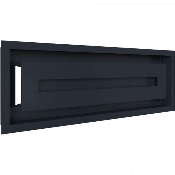 Kratka kominkowa WIND grafitowa 17x49