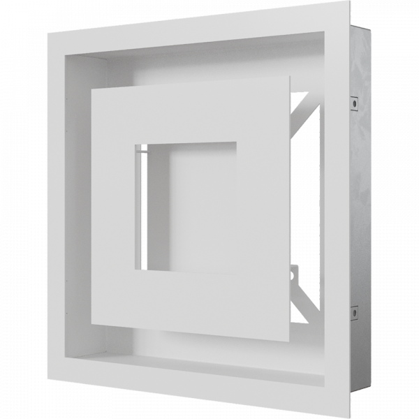 Kratka kominkowa WIND biała 22x22