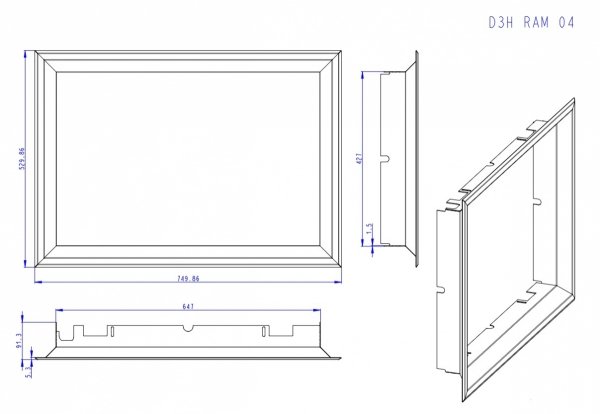 ROMOTOP Ramka D3H