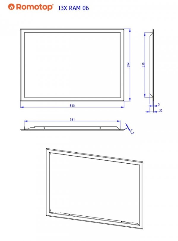 ROMOTOP Ramka I3X