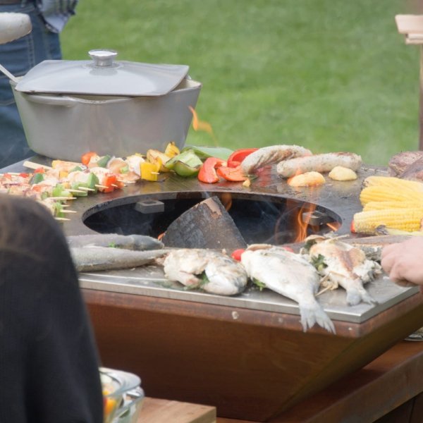 Palenisko-grill ogrodowy Artiss G3 corten