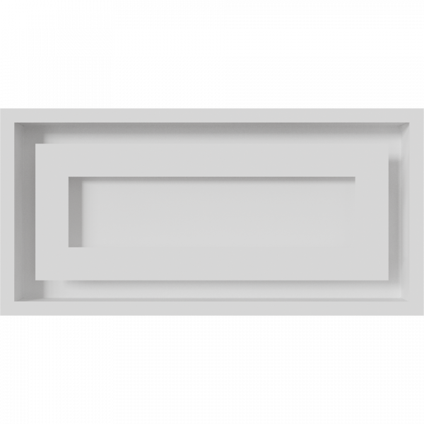 Kratka kominkowa WIND biała 22x45
