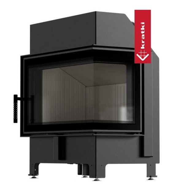 WKŁAD KOMINKOWY ZIBI ECO 9,9 kW prawy