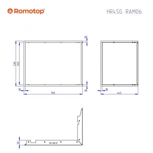 ROMOTOP Ramka HR4SG