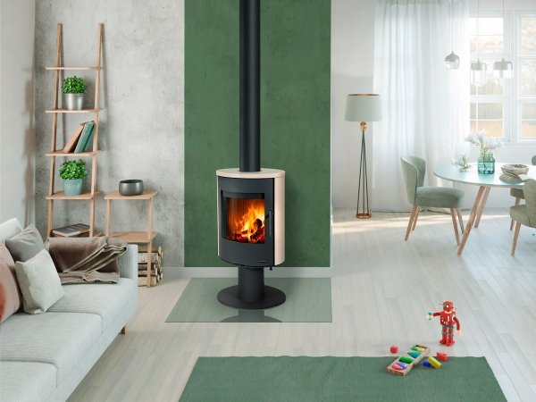 Piec wolnostojący ROMOTOP EVORA T 01 - ceramika