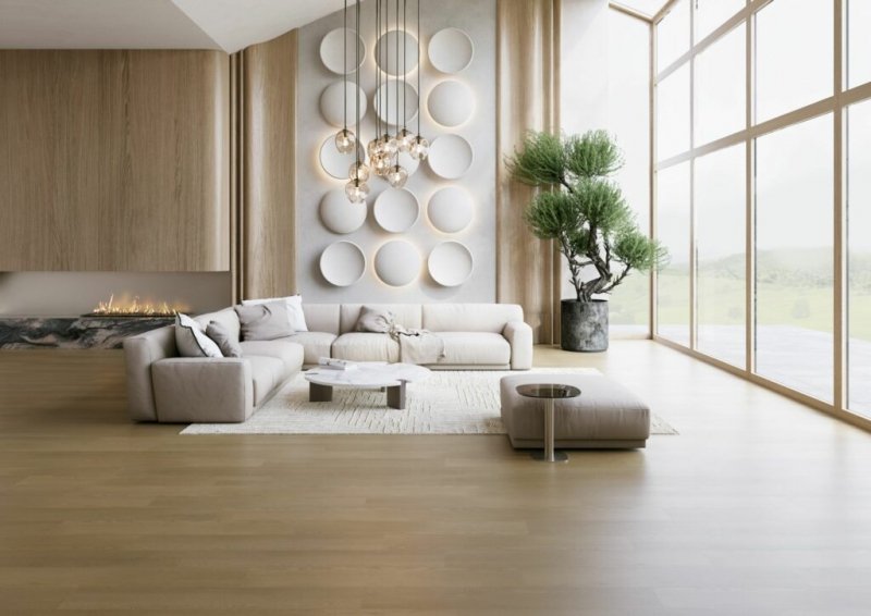 Panele winylowe VinylTechLab Dawn 2 Dusk Latte zintegrowany podkład 23/33 6mm EV-CC-45X-0748-4V-05EIR-063