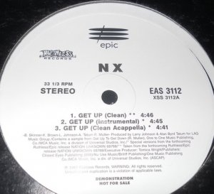 NX - Get Up / Remember Me (12'')