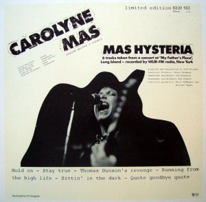 Carolyne Mas - Mas Hysteria (LP)