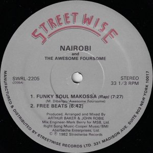 Nairobi And The Awesome Foursome / Nairobi - Funky Soul Makossa (12'')