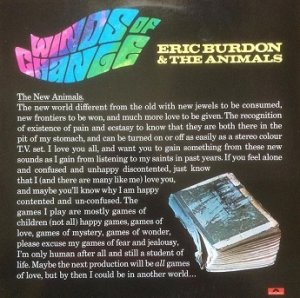 Eric Burdon & The Animals - Winds Of Change (LP)