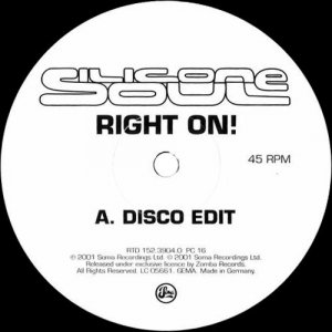 Silicone Soul - Right On! (12'')