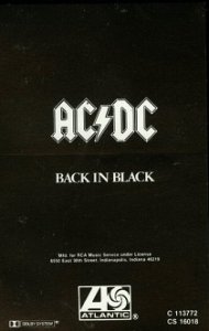 AC/DC - Back In Black (MC)