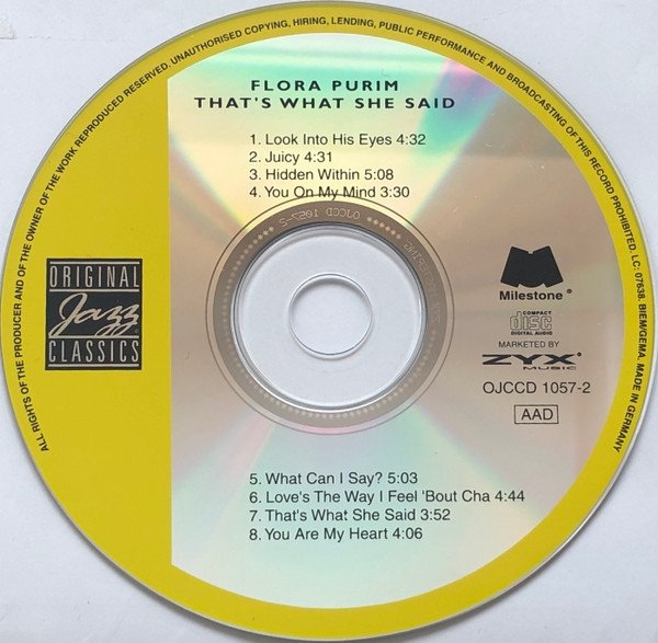 Flora Purim - That's What She Said (CD)