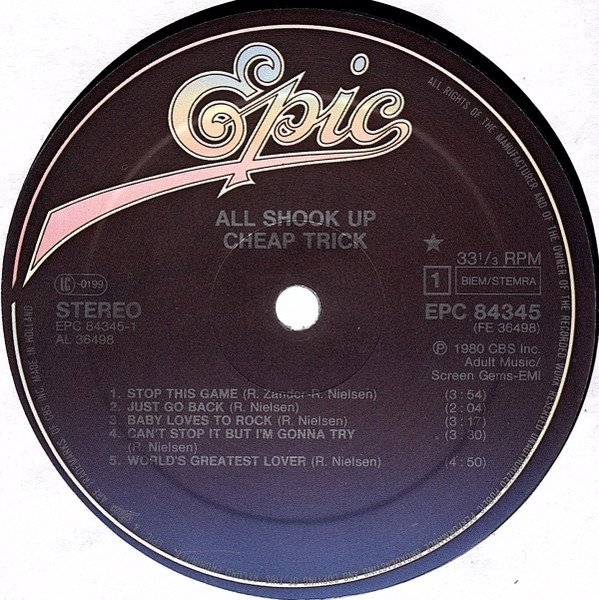 Cheap Trick - All Shook Up (LP)