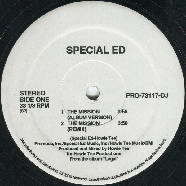 Special Ed - The Mission (12'')