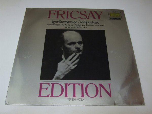 Igor Strawinsky / Fricsay, Ernst Haefliger, Hertha Töpper, Kieth Engen, Paul Kuen, Ivan Sardi, Sprecher: Ernst Deutsch - Fricsay Edition Serie 4 • Vol.4 - Oedipus Rex (LP)