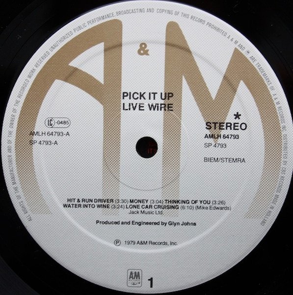 Live Wire - Pick It Up (LP)
