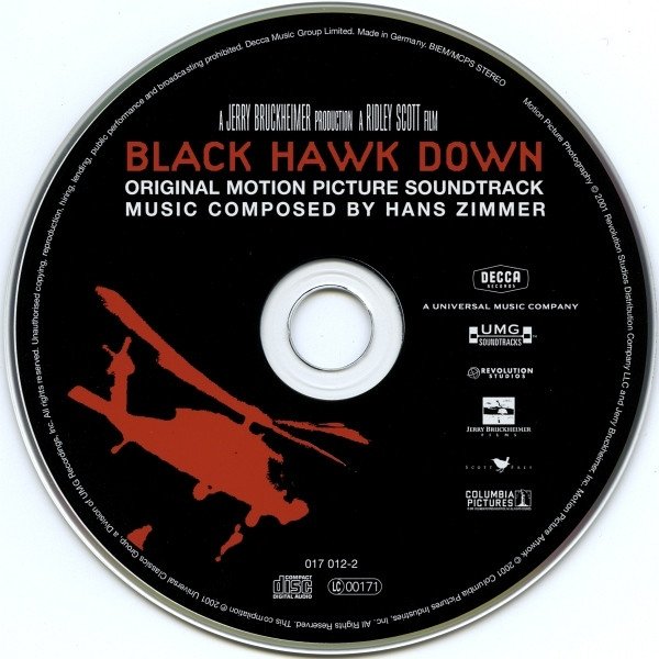 Hans Zimmer - Black Hawk Down (Original Motion Picture Soundtrack) (CD)