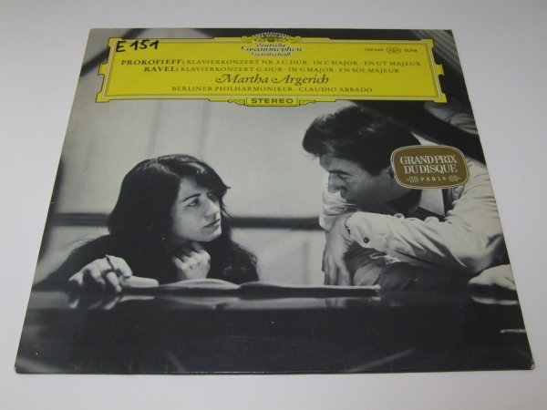 Prokofieff / Ravel - Martha Argerich, Berliner Philharmoniker, Claudio Abbado - Klavierkonzert Nr. 3 C-Dur = In C Major = En Ut Majeur / Klavierkonzert G-Dur = In G Major = En Sol Majeur (LP)