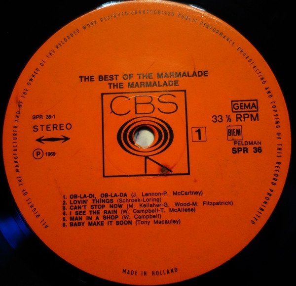 The Marmalade - The Best Of The Marmalade (LP)