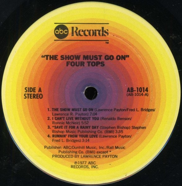 Four Tops - The Show Must Go On (LP)