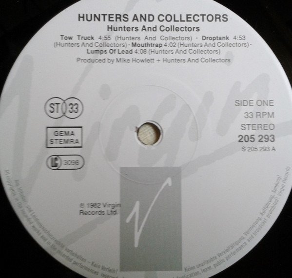 Hunters + Collectors - Hunters + Collectors (LP)