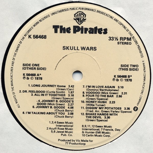 The Pirates - Skull Wars (LP)