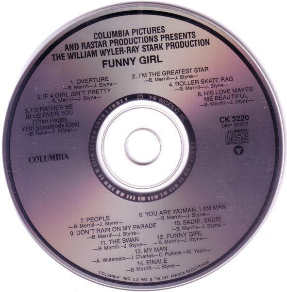 Barbra Streisand &amp; Omar Sharif - Funny Girl (The Original Sound Track Recording) (CD)