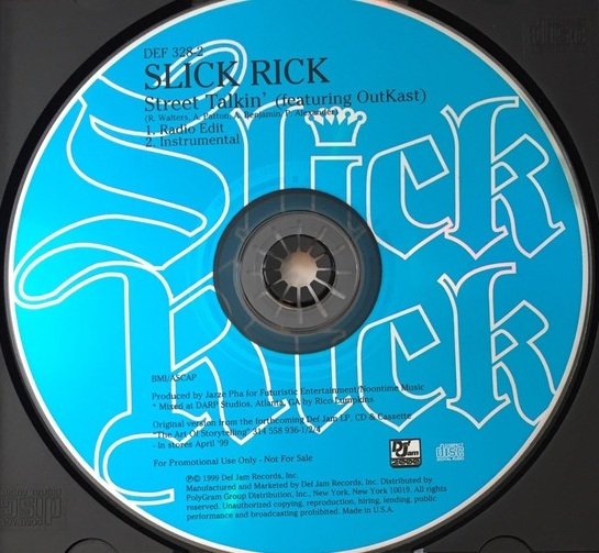 Slick Rick Featuring OutKast - Street Talkin' (Maxi-CD)