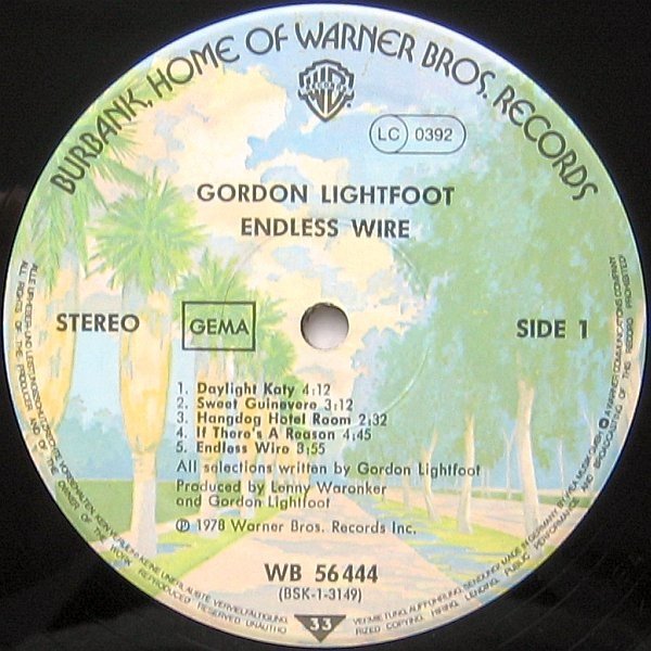 Gordon Lightfoot - Endless Wire (LP)