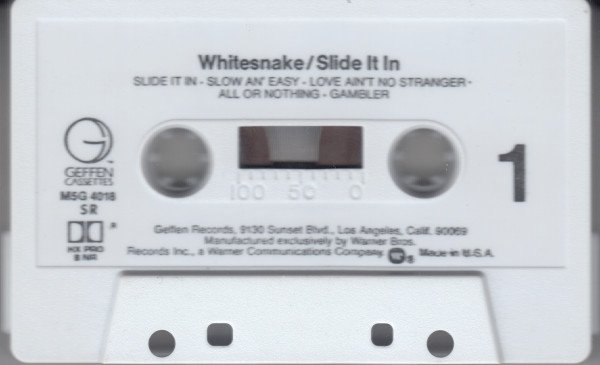 Whitesnake - Slide It In (MC)