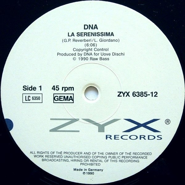 DNA - La Serenissima (12'')