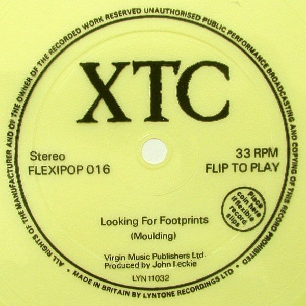 XTC - Looking For Footprints (7'')
