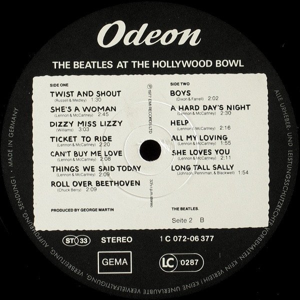 The Beatles - The Beatles At The Hollywood Bowl (LP)