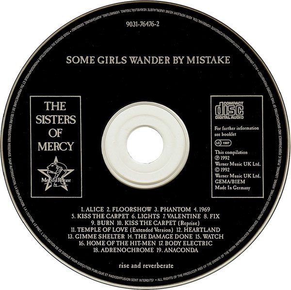 The Sisters Of Mercy - Some Girls Wander By Mistake (CD)