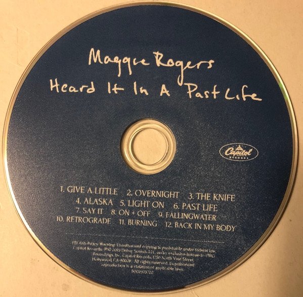 Maggie Rogers - Heard It In A Past Life (CD)