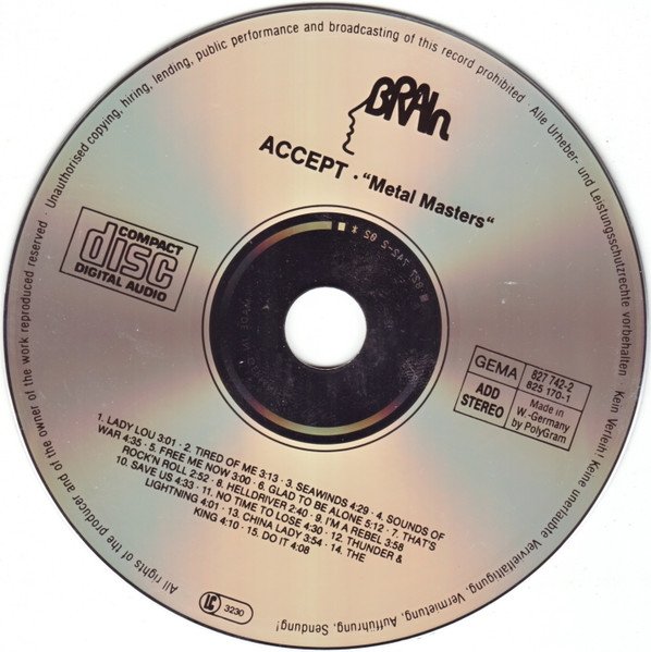Accept - Metal Masters (CD)