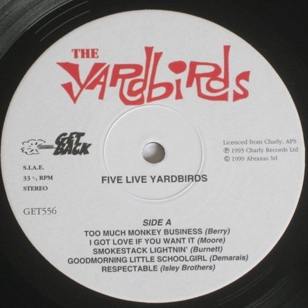 Yardbirds - Five Live Yardbirds (LP)