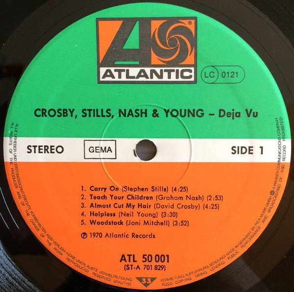 Crosby, Stills, Nash &amp; Young - Déjà Vu (LP)