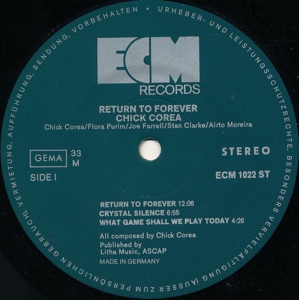 Chick Corea - Return To Forever (LP)
