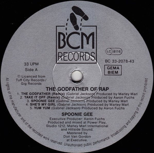 Spoonie Gee - The Godfather Of Rap (LP)