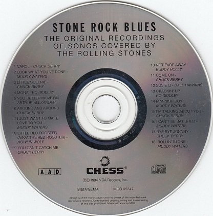 Stone Rock Blues (The Original Recordings Of Songs Covered By The Rolling Stones) (CD)