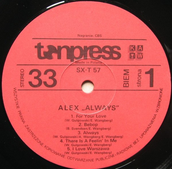 Alex - Always (LP)
