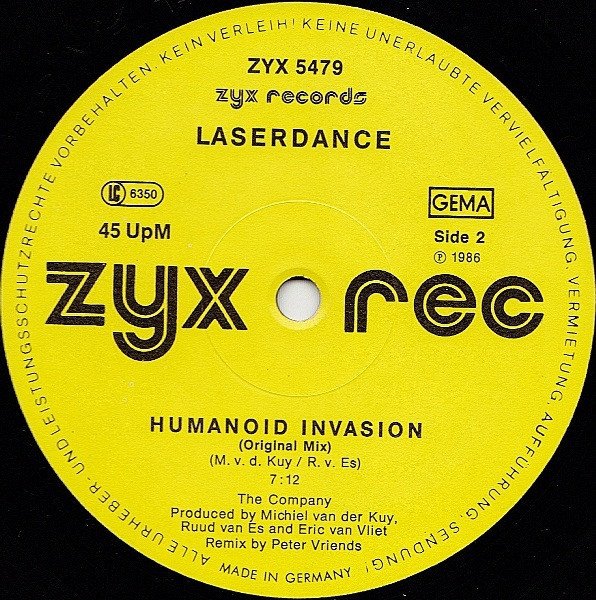 Laserdance - Humanoid Invasion (Digital Remix) (12'')